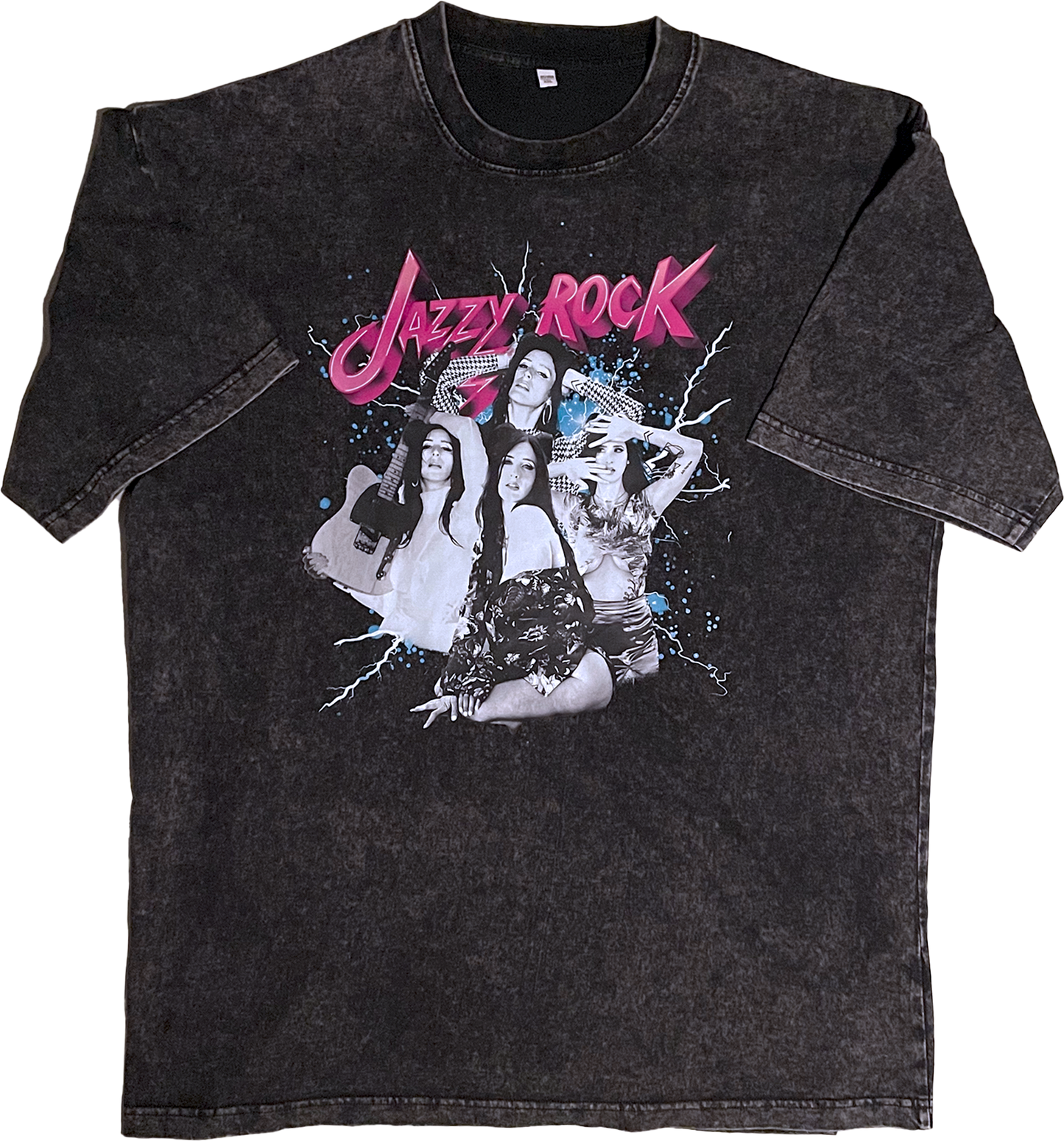 Jazzy Rock Unisex Oversized Vintage Streetwear Tee