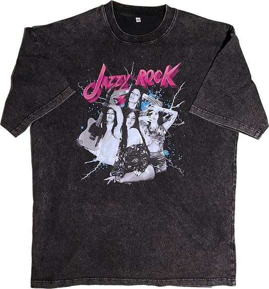 Jazzy Rock Unisex Oversized Vintage Streetwear Tee